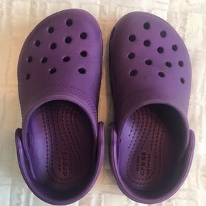 Toddler Girls Croc’s size 9